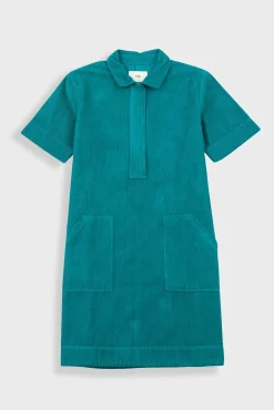 A-Line Zip Dress - Dark Teal
