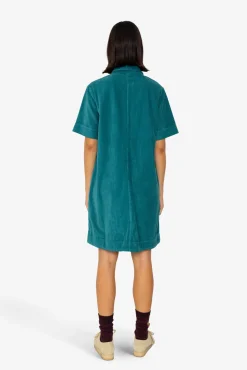 A-Line Zip Dress - Dark Teal