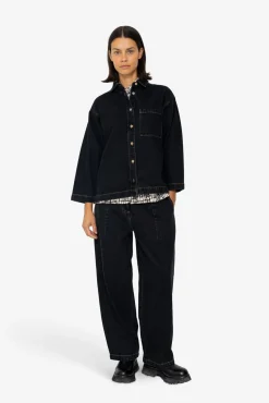 Archive Shirt - Washed Black Denim