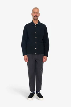 Assembly Jacket - Black Cotton Linen