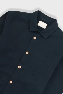 Assembly Jacket - Black Cotton Linen
