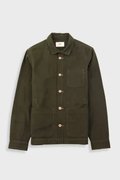 Assembly Jacket - Dark Olive Moleskin