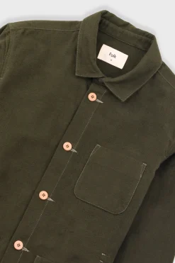 Assembly Jacket - Dark Olive Moleskin