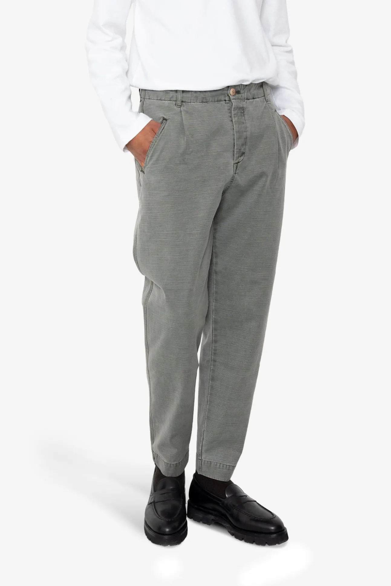 Assembly Pant - Olive Slub