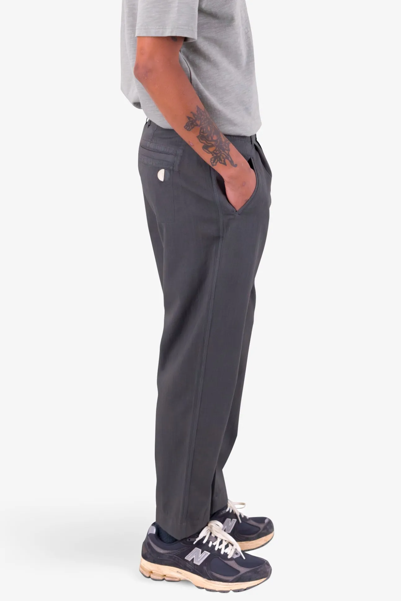 Assembly Pant - Soft Black Herringbone