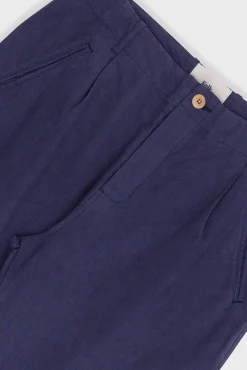 Assembly Pant - Soft Navy Cotton Linen