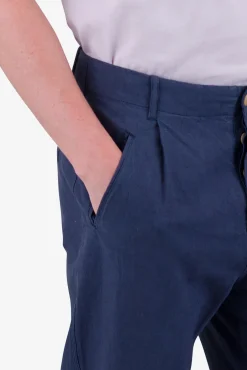 Assembly Pant - Soft Navy Cotton Linen