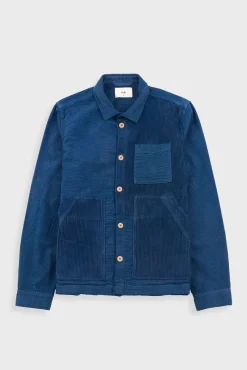 Assembly Worker Jacket - Soft Blue Cord Mix