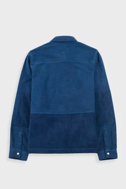 Assembly Worker Jacket - Soft Blue Cord Mix