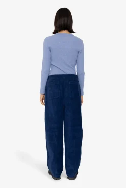 Baggy Trousers - Washed Ink Cord
