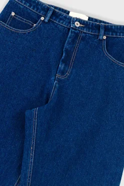 Barrel Leg Trouser - Deep Denim