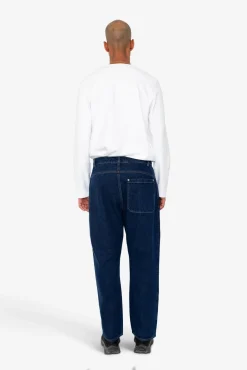 Barrel Leg Trouser - Deep Denim