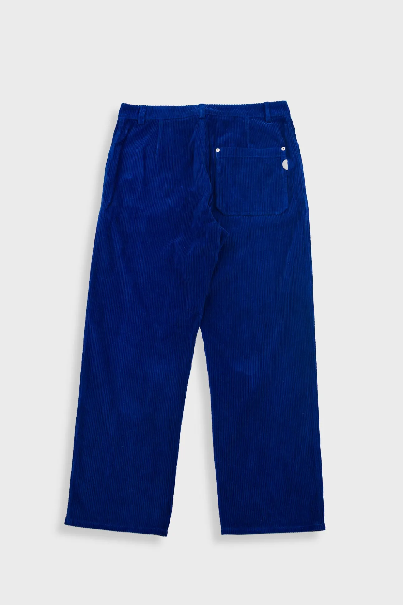 Barrel Leg Trouser - Rich Navy Chunky Cord