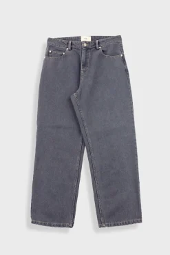 Barrel Leg Trouser - Smoke Grey Denim