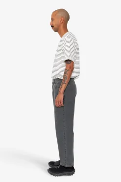 Barrel Leg Trouser - Smoke Grey Denim