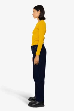 Barrel Trousers - Deep Indigo Slub