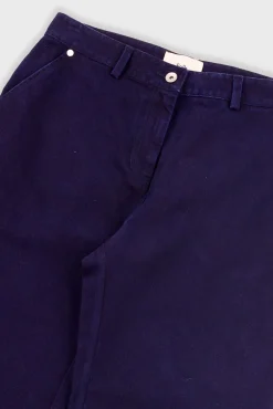 Barrel Trousers - Deep Indigo Slub