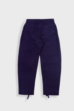 Barrel Trousers - Deep Indigo Slub