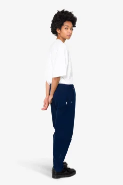 Barrel Trousers - Indigo Twill