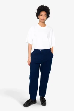 Barrel Trousers - Indigo Twill