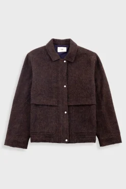 Blouson - Navy Espresso Wool
