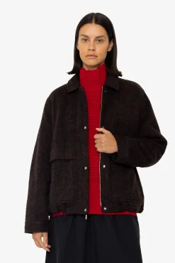 Blouson - Navy Espresso Wool