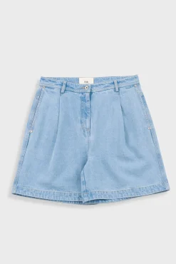 Boyfriend Shorts - Heavy Bleached Denim