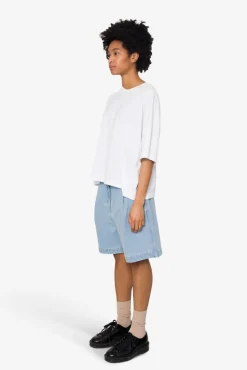Boyfriend Shorts - Heavy Bleached Denim