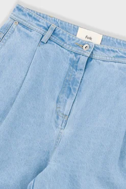 Boyfriend Shorts - Heavy Bleached Denim