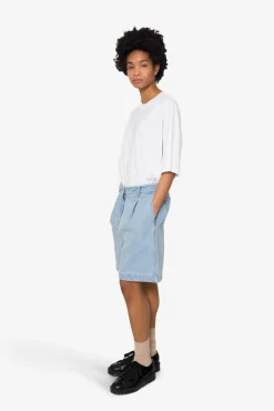 Boyfriend Shorts - Heavy Bleached Denim