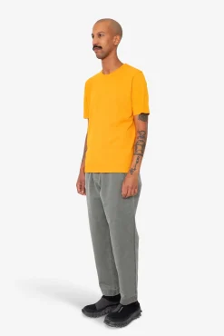 Contrast Sleeve T-Shirt - Pumpkin