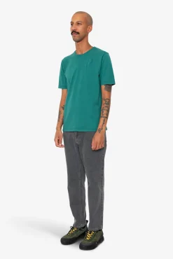 Contrast Sleeve T-Shirt - Phthalo Green