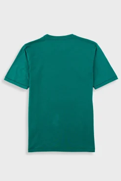 Contrast Sleeve T-Shirt - Phthalo Green