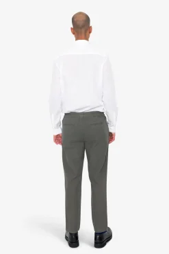 Cotton Linen Trouser - Dark Sage