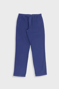 Cotton Linen Trouser - Deep Blue