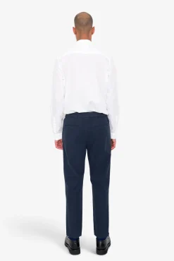 Cotton Linen Trouser - Navy