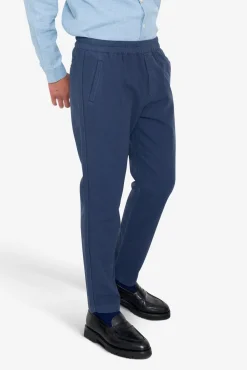 Cotton Linen Trouser - Soft Navy