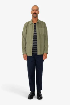 Direction Babycord Shirt - Olive