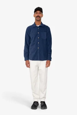 Direction Babycord Shirt - Washed Ink