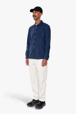 Direction Babycord Shirt - Washed Ink