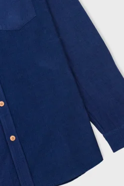 Direction Babycord Shirt - Washed Ink