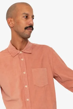 Direction Babycord Shirt - Dusty Pink