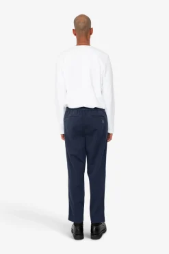 Drawcord Assembly Pant - Deep Navy Brushed Twill