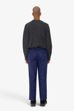 Drawcord Assembly Pant - Ink Blue Moleskin