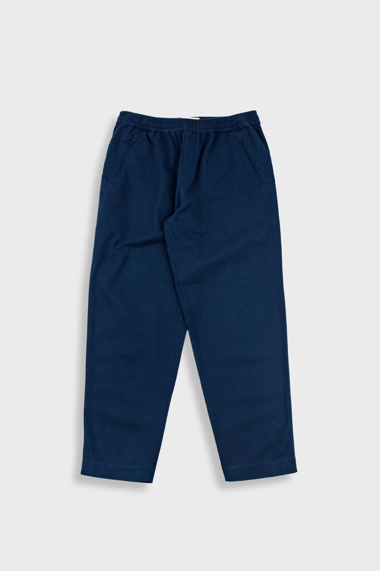 Drawcord Assembly Pant - Mid Blue Moleskin