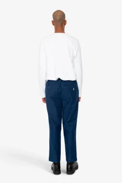 Drawcord Assembly Pant - Mid Blue Moleskin