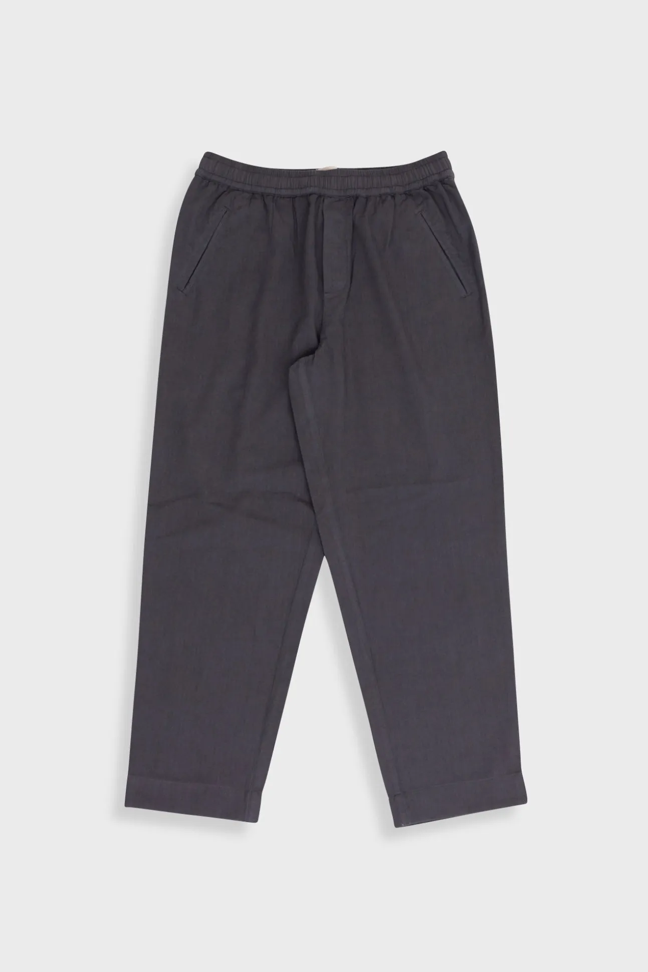 Drawcord Assembly Pant - Soft Black Herringbone