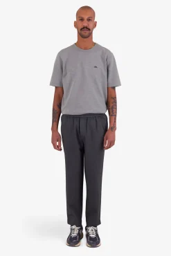 Drawcord Assembly Pant - Soft Black Herringbone