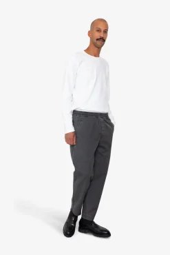 Drawcord Assembly Pant - Soft Black Slub