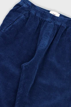 Drawcord Assembly Pant - Washed Indigo Cord